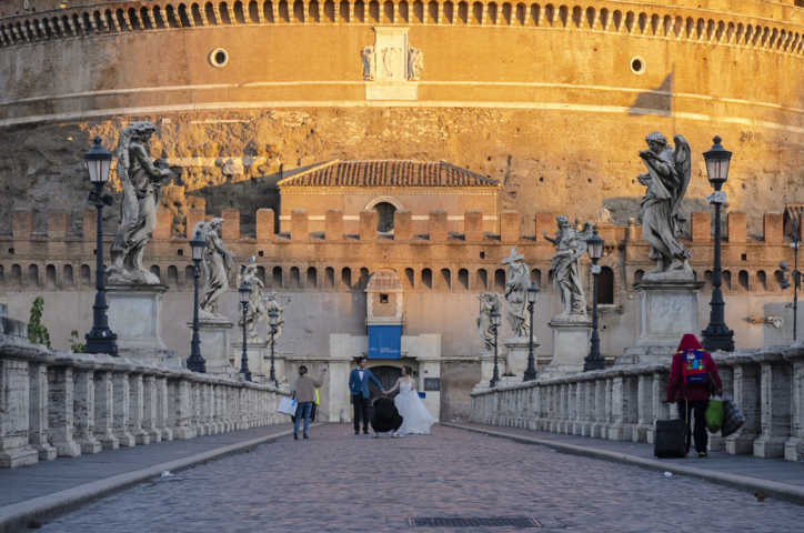 192 - Italia - Roma - castillo y puente de Sant'Angelo